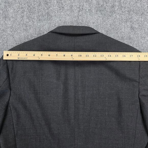 Brooks Brothers Blazer Mens 40 Long Gray Wool Blend 2 Button Jacket Vtg USA Made - Picture 7 of 16